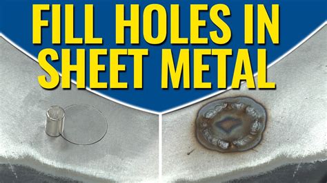 how to patch holes in sheet metal|filling small holes in sheetrock.